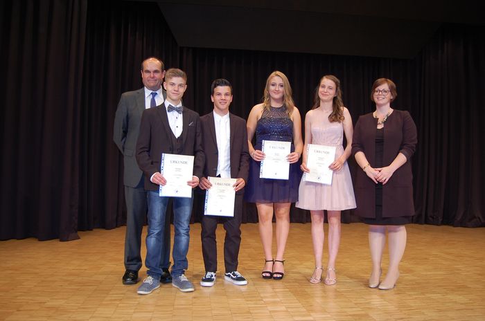 Die vier Preisträger